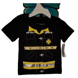 NWT Now & Zen Fireman T-shirt Size 12 Month